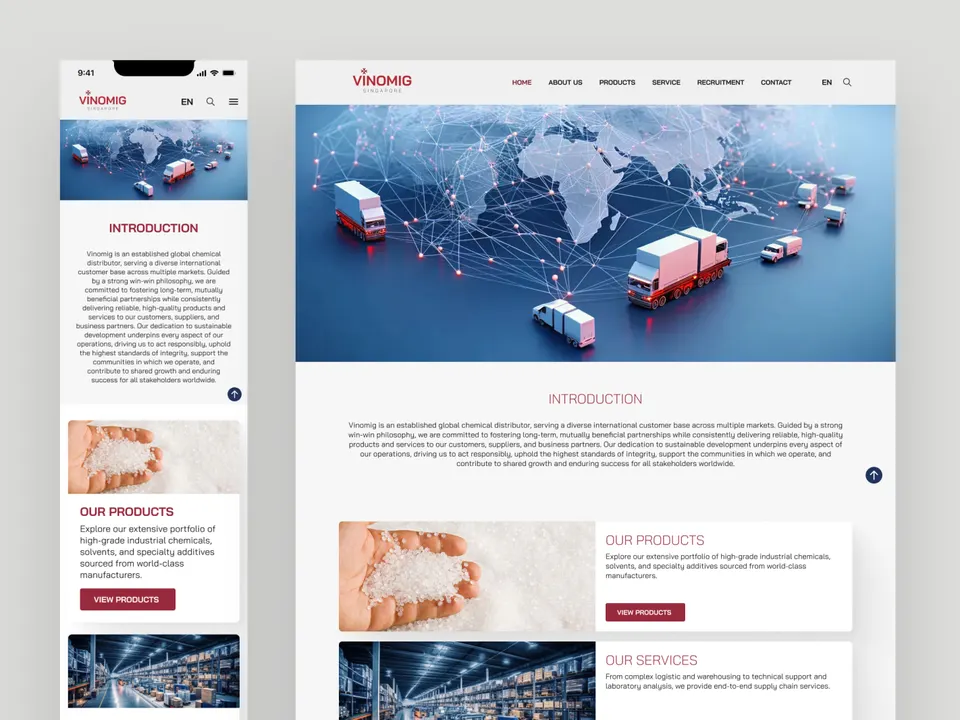 Vinomig – Plastic Industry Corporate & Recruitment Portal